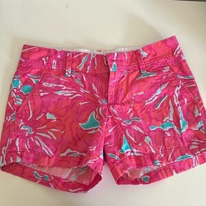Lily Pulitzer The Callahan Shorts Pink and Blue Size 2